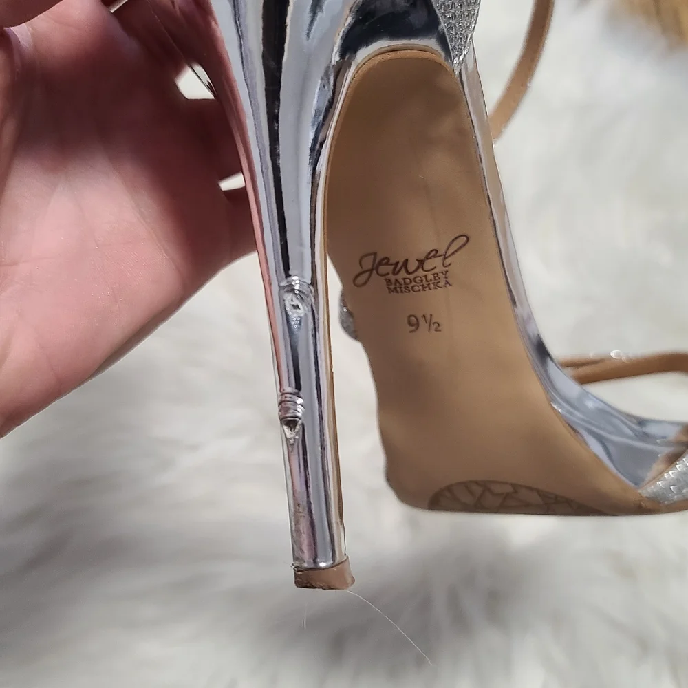 Badgley Mischka jewel heels